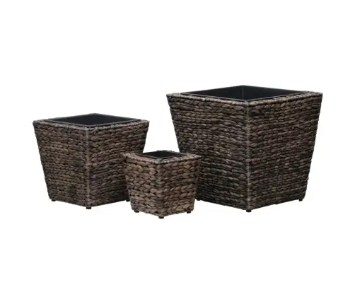 Aukšti Loveliai, 3Vnt., Rudos Spalvos, Vandens Hiacintas