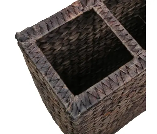 Augstā Puķu Kaste, 4 Podi, Brūna Ūdens Hiacinte Vidaxl