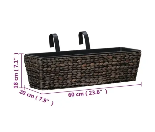 Loveliai, 2Vnt., Rudos Spalvos, Vandens Hiacintas