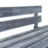 Dārza Palešu Dīvāns Ar Smilškrāsas Matračiem, Priedes Koks Vidaxl