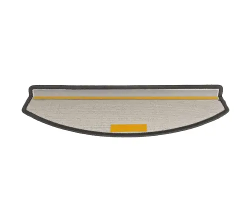 Laiptų Kilimėliai, 15 Vnt., 65X24X4 cm Tamsiai Pilki, Pusapvaliai, Dideli