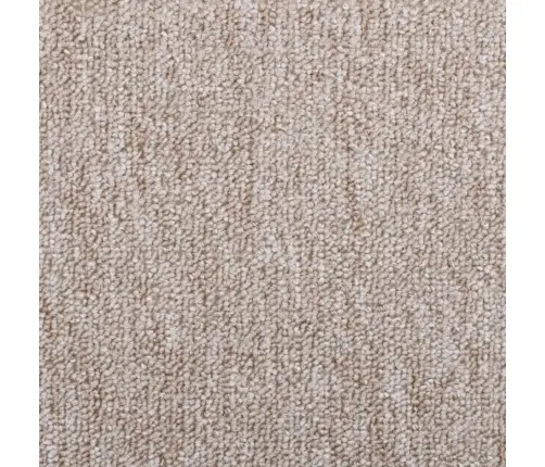 Kāpņu Paklājiņi, 15 Gab., 65X24X4 Cm, Gaiši Brūni, Pusapaļi, Lieli Vidaxl