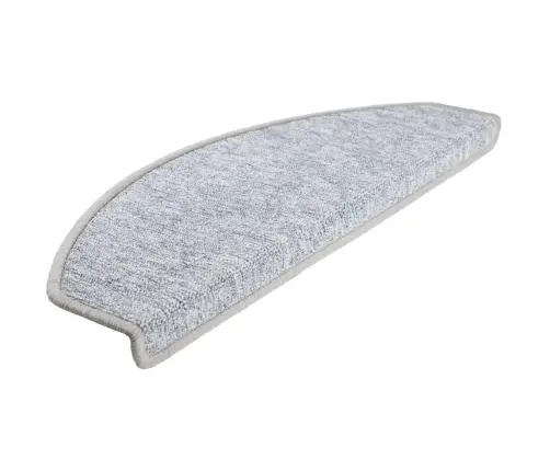 Kāpņu Paklāji, 15 Gab., Gaiši Pelēki, 65X24X4 Cm Vidaxl