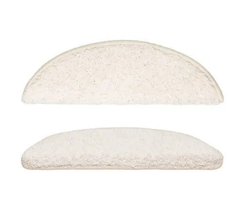 Kāpņu Paklāji, 15 Gab., 56X17X3 Cm, Balti Vidaxl