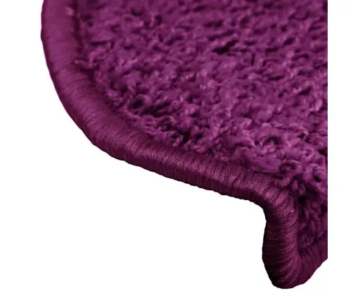 Laiptų Kilimėliai, 15 Vnt., 65X21X4 cm Violetiniai, Pusapvaliai, Dideli Laiptų Kilimėliai, 15 Vnt., 65X21X4 cm Violetiniai, Pusapvaliai, Dideli