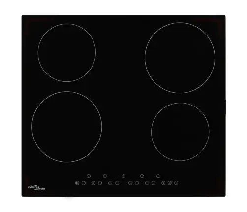 Keraamiline Pliit 4 Plaadiga, Puutetundlik, 6000 W