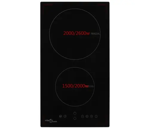 Indukcinė Kaitlentė Su 2 Kaitvietėmis, Stiklas, 3500W