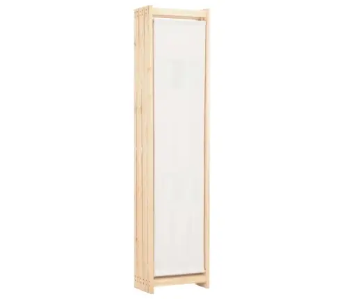 6-Paneļu Istabas Aizslietnis, 240X170X4 Cm, Krēmkrāsas Audums   Vidaxl