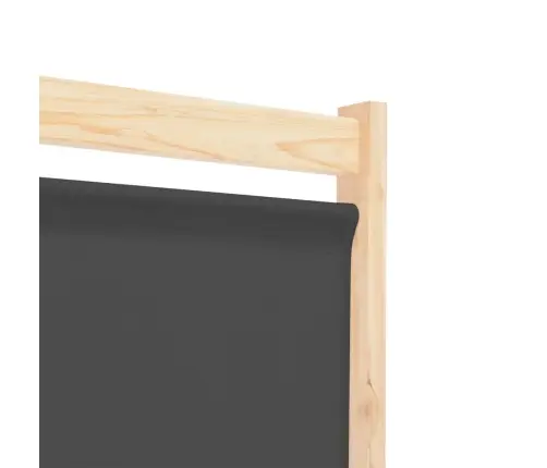 5-Paneļu Istabas Aizslietnis, 200X170X4 Cm, Pelēks Audums Vidaxl