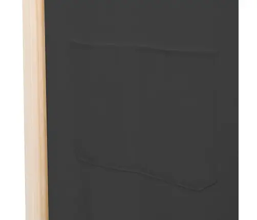 5-Paneļu Istabas Aizslietnis, 200X170X4 Cm, Pelēks Audums Vidaxl