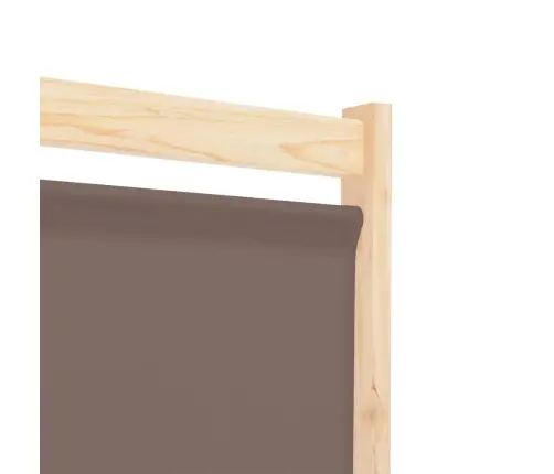 5-Paneļu Istabas Aizslietnis, 200X170X4 Cm, Brūns Audums Vidaxl