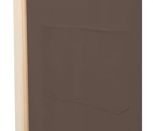 5-Paneļu Istabas Aizslietnis, 200X170X4 Cm, Brūns Audums Vidaxl