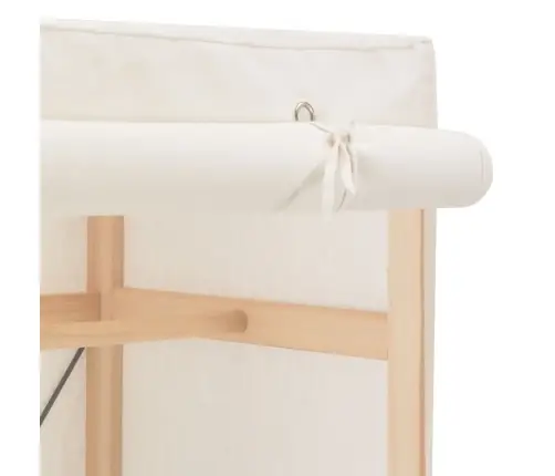 Skapis, 79X40X170 Cm, Balts Audums Vidaxl