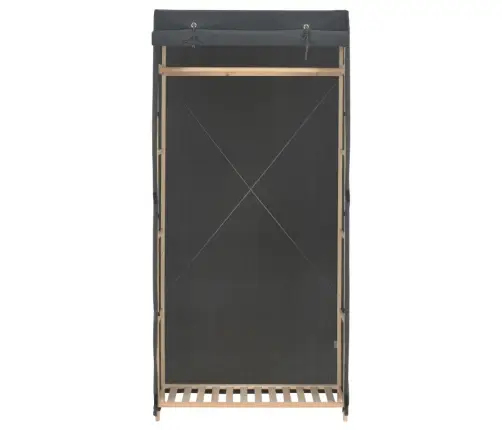 Skapis, 79X40X170 Cm, Pelēks Audums Vidaxl