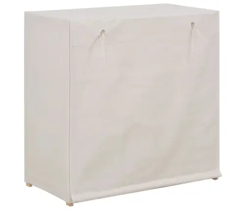 Apavu Skapis Ar Pārsegu, Balts, 79X40X80 Cm, Audums Vidaxl