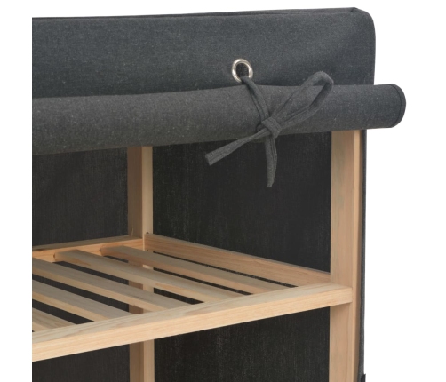 Skapis, 135X40X170 Cm, Pelēks Audums Vidaxl