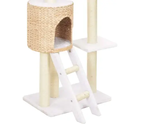 Kaķu Māja Ar Sizala Stabiem Nagu Asināšanai, Jūraszāles Vidaxl