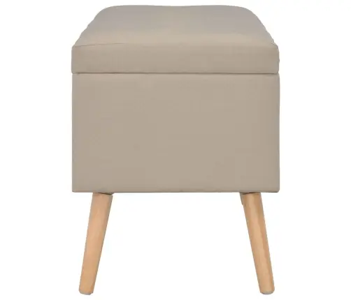 Soli Ar Kasti, 3 Gab., Bēšs Audums Vidaxl