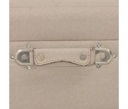 Soli Ar Kasti, 3 Gab., Bēšs Audums Vidaxl