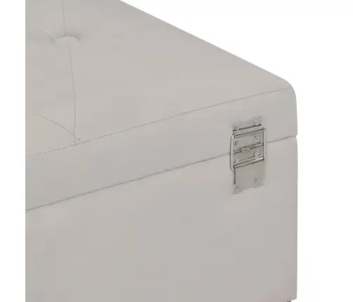 Suoliukas Su Skyriumi Daiktams, Pilkos Sp., 105cm Aksomas