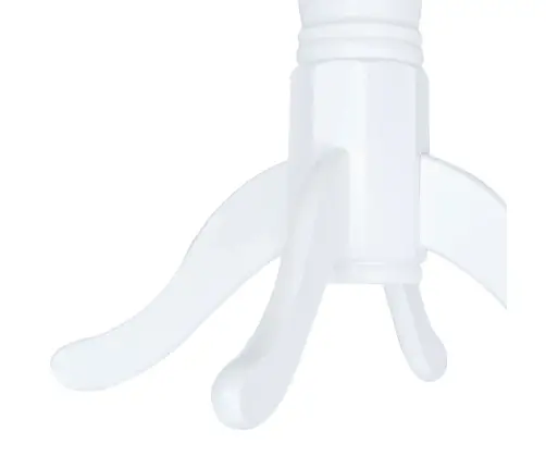 Söögilaud, Valge Ja Pruun, 106 cm Kautšukipuit