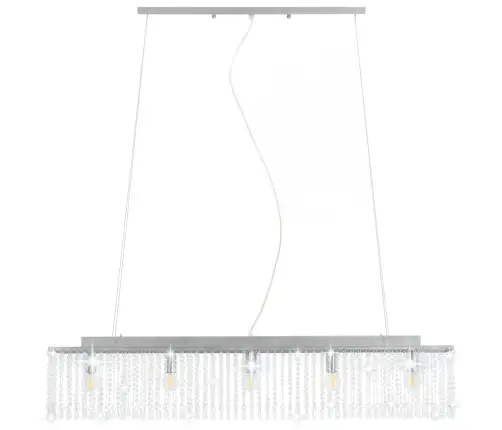 Laelamp Kristallhelmestega, Hõbedane, 104 cm E14
