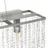 Laelamp Kristallhelmestega, Hõbedane, 104 cm E14
