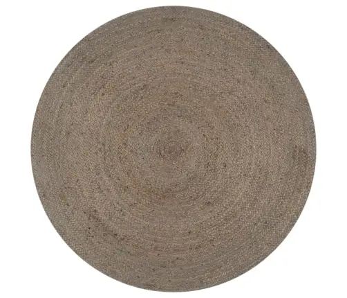 Käsitsi Valmistatud Džuutvaip, Ümmargune, 150 cm Hall