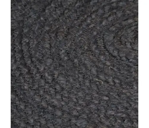 Käsitsi Valmistatud Džuutvaip, Ümmargune, 90 cm Tumehall