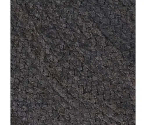 Käsitsi Valmistatud Džuutvaip, Ümmargune, 90 cm Tumehall