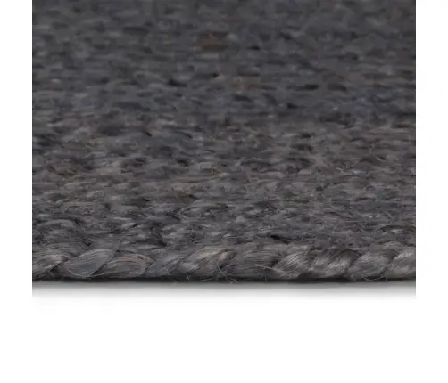 Paklājs, 120 Cm, Roku Darbs, Apaļš, Džuta, Tumši Pelēks Vidaxl Paklājs, 120 Cm, Roku Darbs, Apaļš, Džuta, Tumši Pelēks Vidaxl