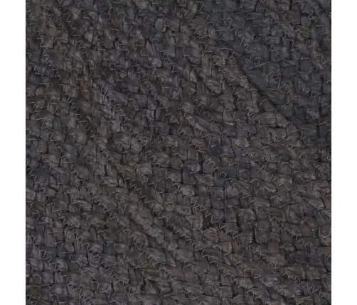 Paklājs, 120 Cm, Roku Darbs, Apaļš, Džuta, Tumši Pelēks Vidaxl Paklājs, 120 Cm, Roku Darbs, Apaļš, Džuta, Tumši Pelēks Vidaxl