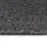 Paklājs, 150 Cm, Roku Darbs, Apaļš, Džuta, Tumši Pelēks Vidaxl