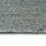 Paklājs, 120 Cm, Roku Darbs, Apaļš, Džuta, Olīvu Zaļš Vidaxl