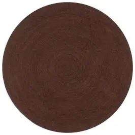 Paklājs, 90 Cm, Roku Darbs, Apaļš, Džuta, Brūns Vidaxl