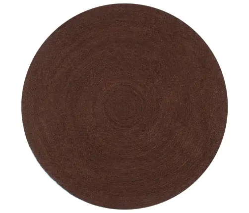 Paklājs, 90 Cm, Roku Darbs, Apaļš, Džuta, Brūns Vidaxl