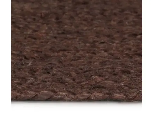 Paklājs, 90 Cm, Roku Darbs, Apaļš, Džuta, Brūns Vidaxl