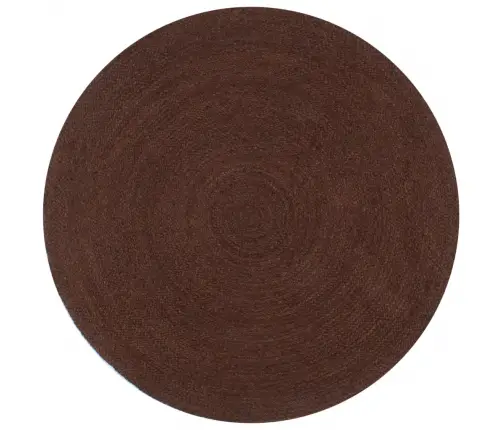 Paklājs, 150 Cm, Roku Darbs, Apaļš, Džuta, Brūns Vidaxl