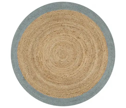 Paklājs Ar Olīvu Zaļu Malu, Džuta, 120 Cm, Roku Darbs Vidaxl