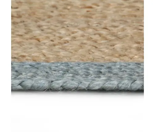 Paklājs Ar Olīvu Zaļu Malu, Džuta, 120 Cm, Roku Darbs Vidaxl