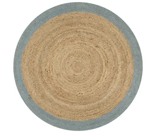 Paklājs Ar Olīvu Zaļu Malu, Džuta, 150 Cm, Roku Darbs Vidaxl