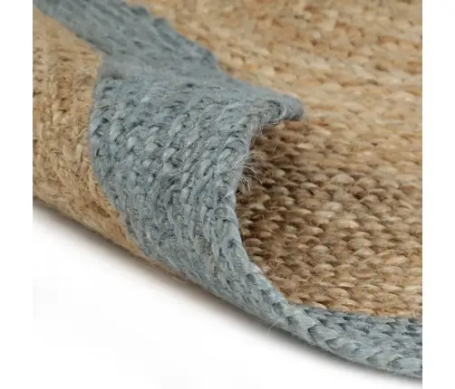 Paklājs Ar Olīvu Zaļu Malu, Džuta, 150 Cm, Roku Darbs Vidaxl