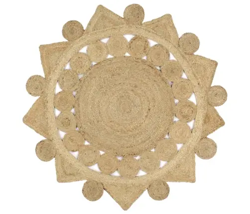 Käsitsi Valmistatud Vaip, Punutud Džuut, 120 Cm