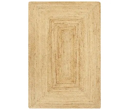 Paklājs, Roku Darbs, Džuta, Dabīga Krāsa, 160X230 Cm Vidaxl