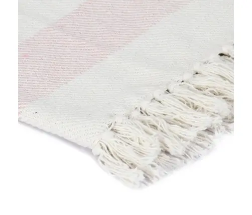 Pledas, Sendintos Rožinės, 125X150cm Medvilnė, Dryžuotas