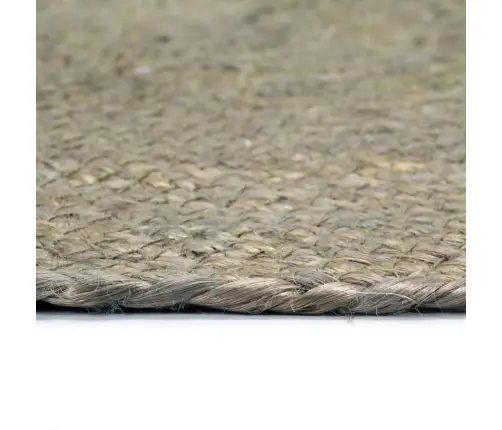 Galda Paliktņi, 6 Gab., 38 Cm, Apaļi, Pelēka Džuta Vidaxl