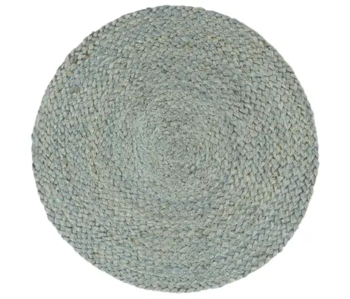 Galda Paliktņi, 4 Gab., 38 Cm, Apaļi, Olīvu Zaļa Džuta Vidaxl