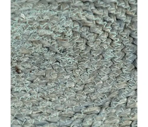 Stalo Kilimėliai, 6 Vnt., Žali, 38cm Džiutas, Apvalūs