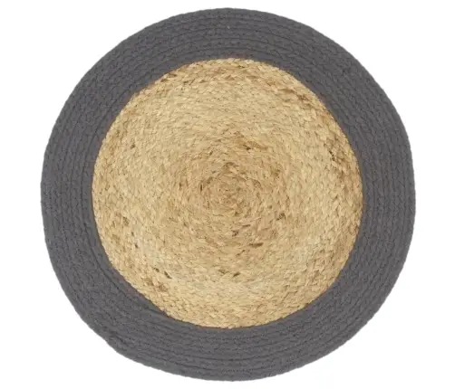 Stalo Kilimėliai, 4 Vnt., Natūralios Ir Antracito Spalvų, 38Cm