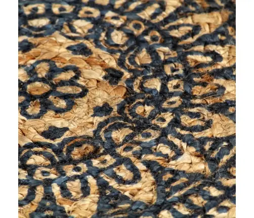 Galda Paliktņi, 6 Gab., 38 Cm, Apaļi, Tumši Zila Džuta Vidaxl